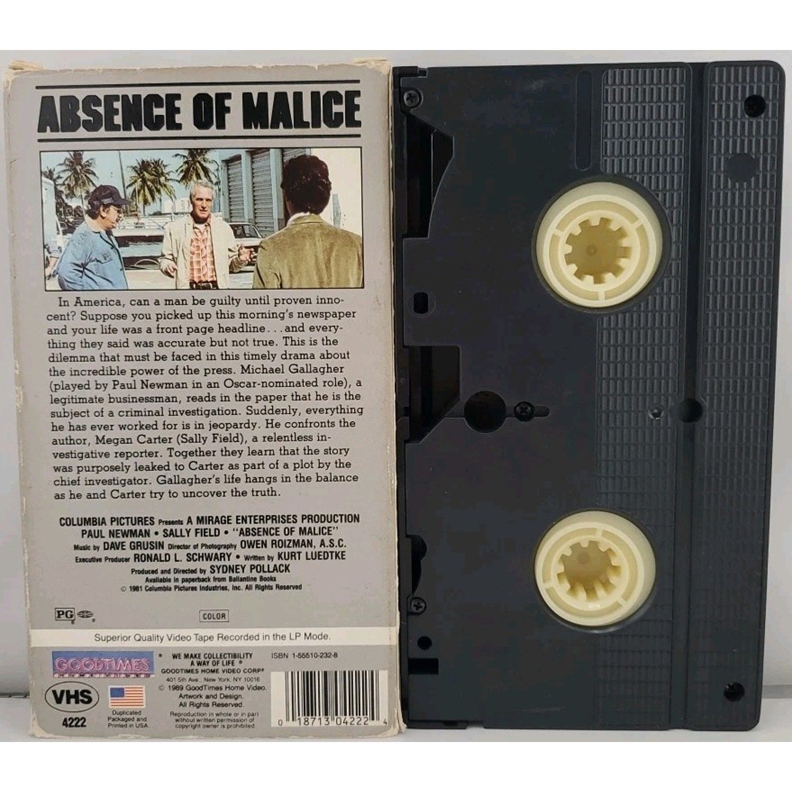 Absence of Malice (VHS)