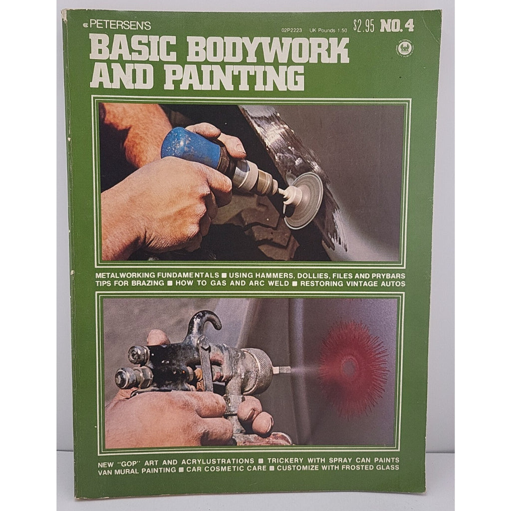 1975 Petersen's Basic Bodywork And Painting Book No 4 Metal Work Restoration