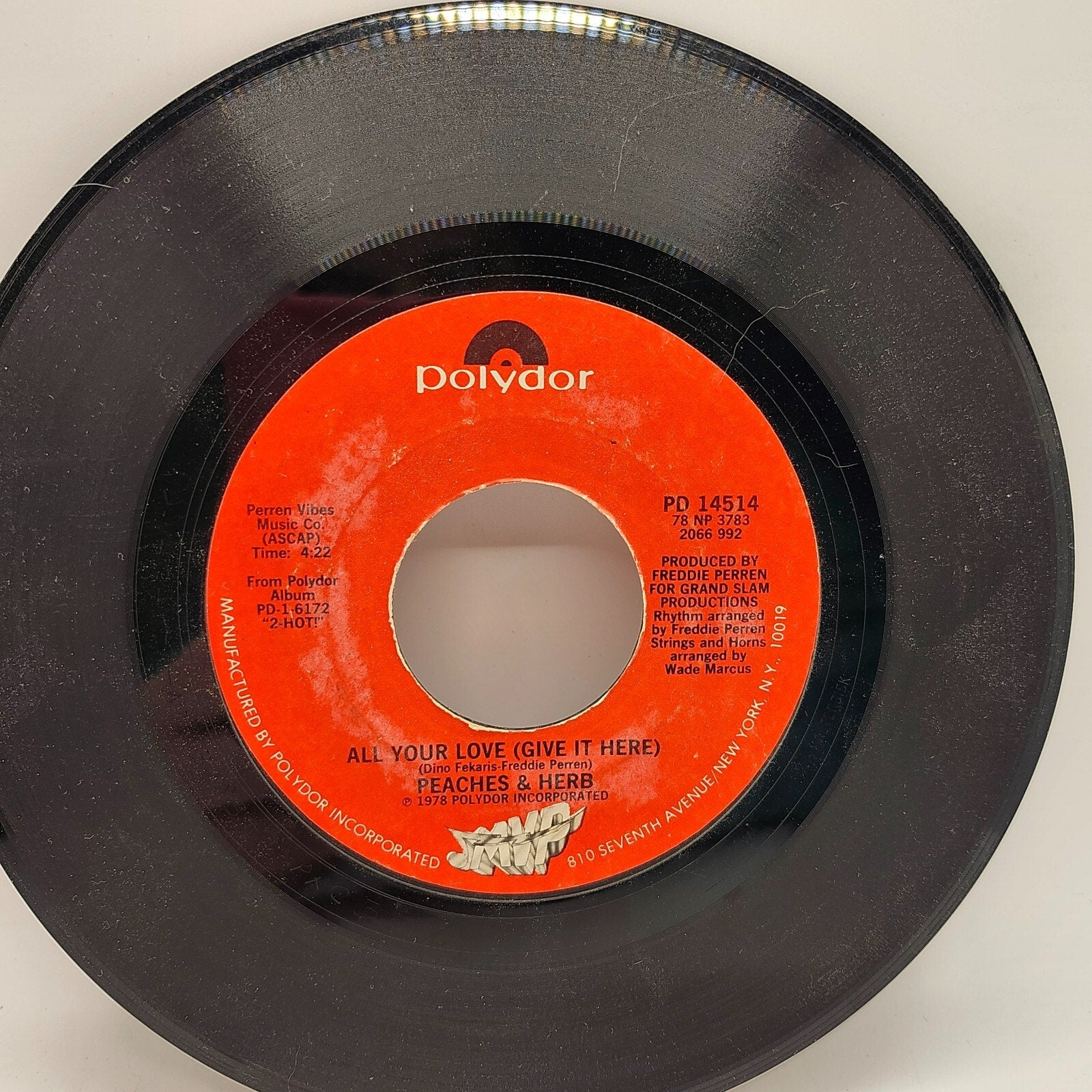 Shake Your Groove Thing / All Your Love By Peaches & Herb (Record) - PD 14514