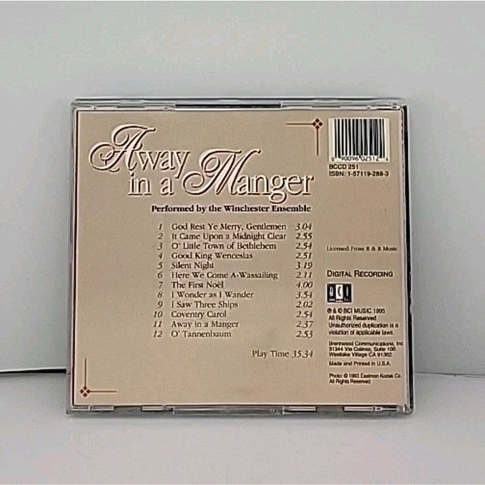 Away in a Manger by Various (CD, 2001)