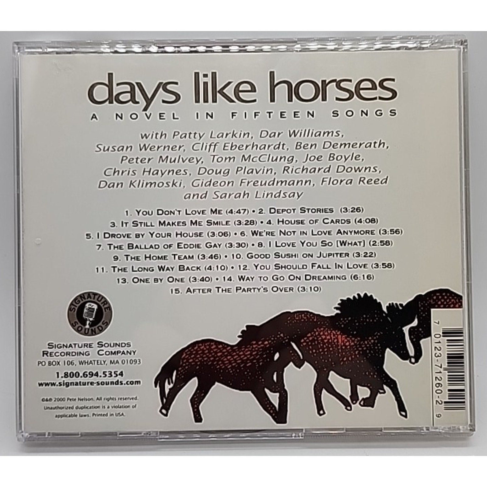 Days like Horses by Pete Nelson (CD, 2000)
