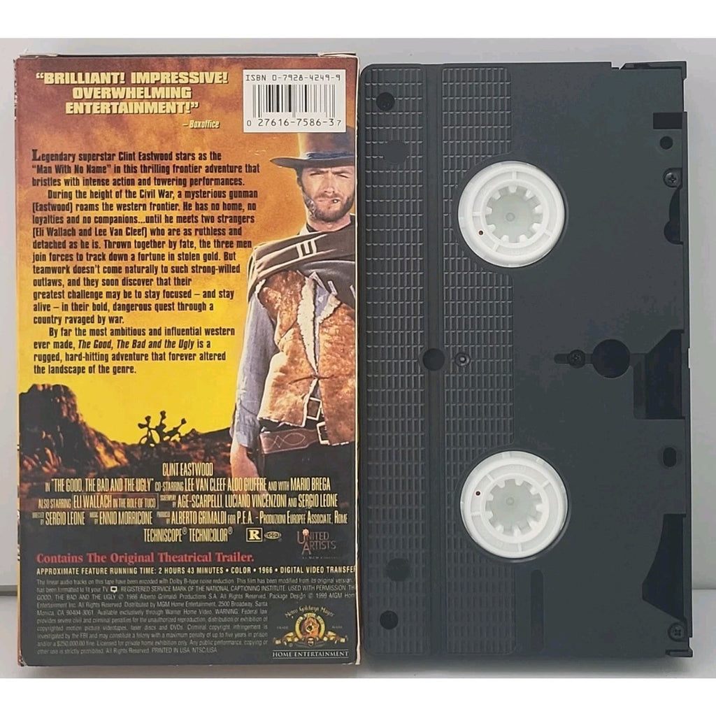 Good the Bad & the Ugly (VHS, 1966)