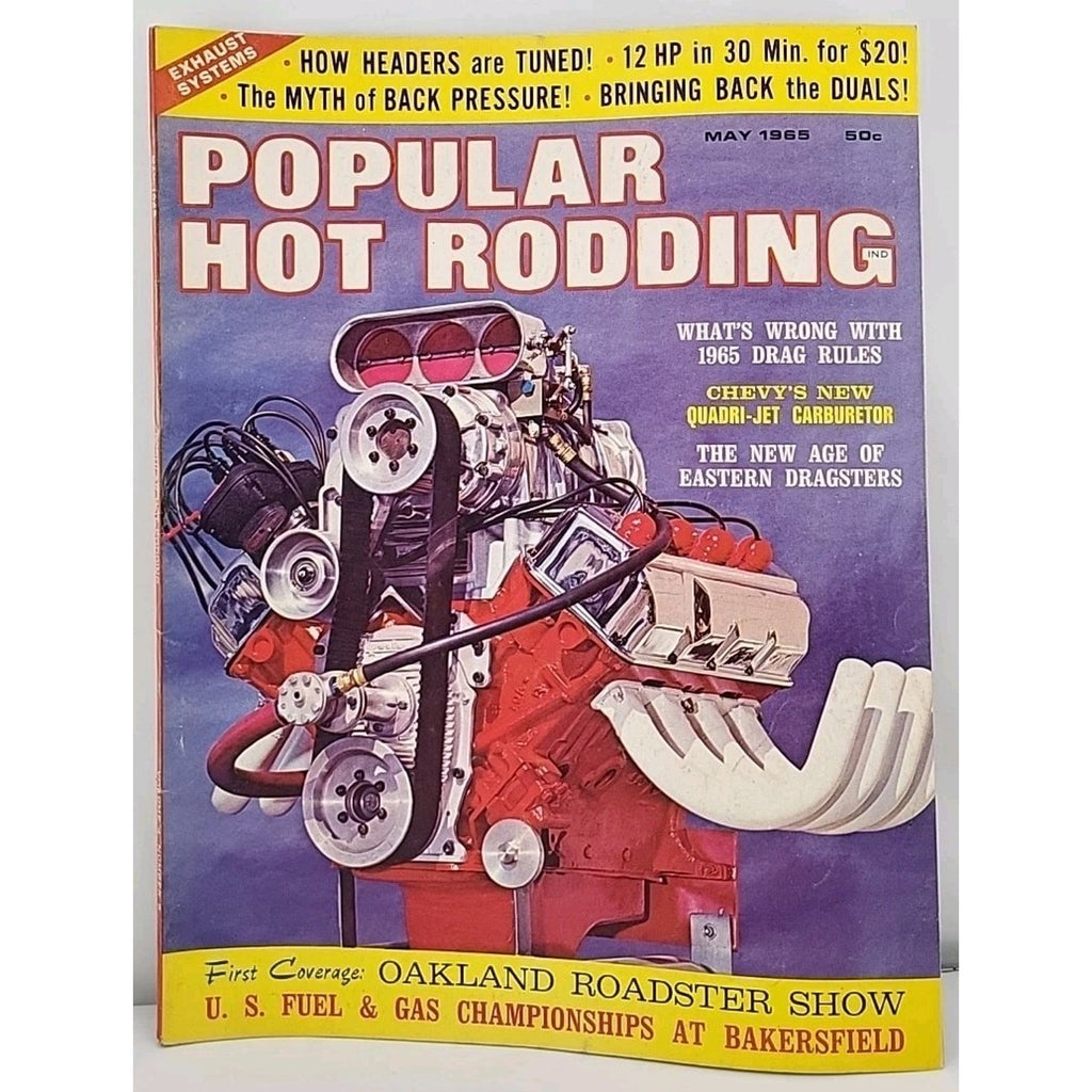 Popular Hot Rodding Magazine May 1965
