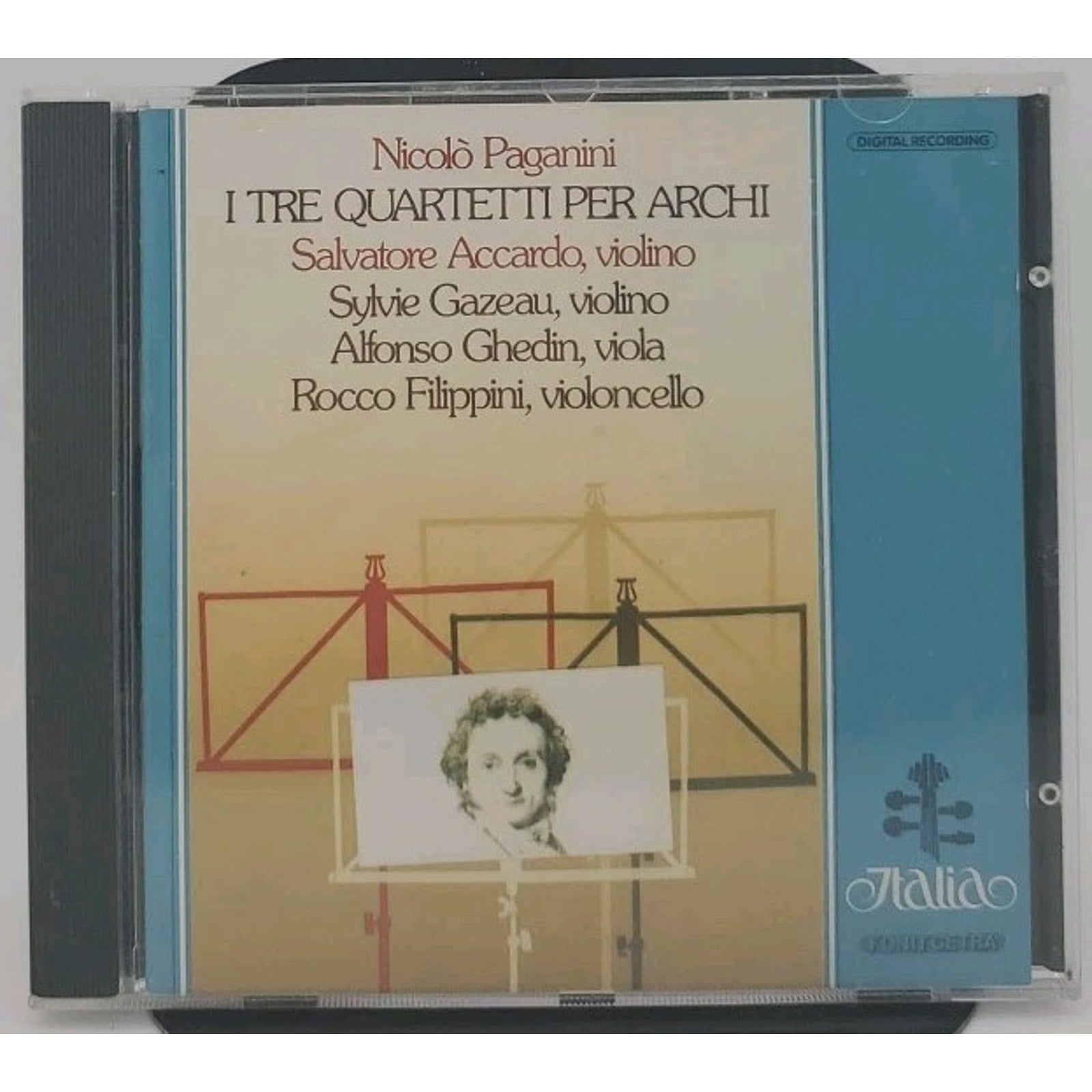 Nicolo Paganini - 1 Tre Quartetti Per Archi CD