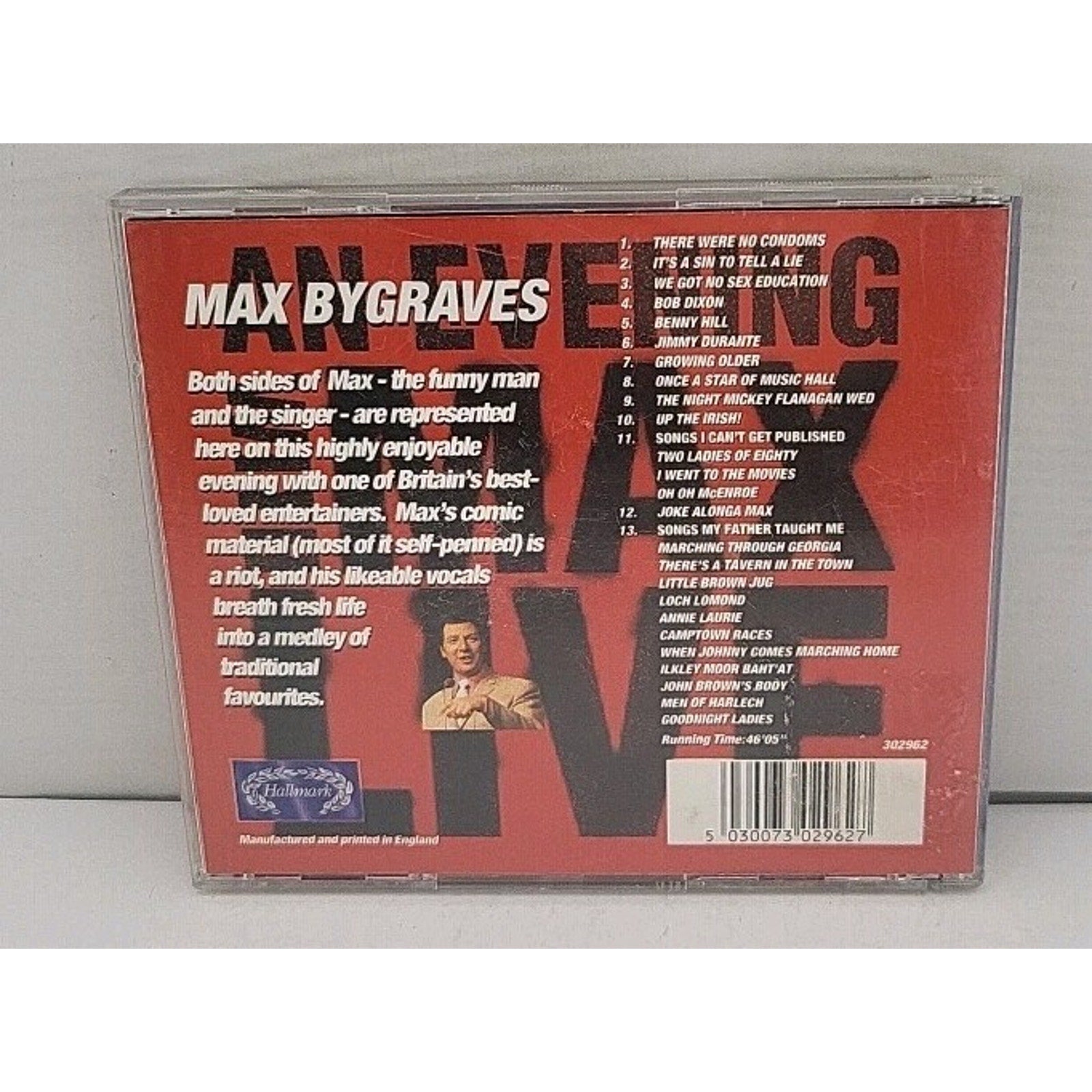 An Evening With Max - Live - Max Bygraves CD