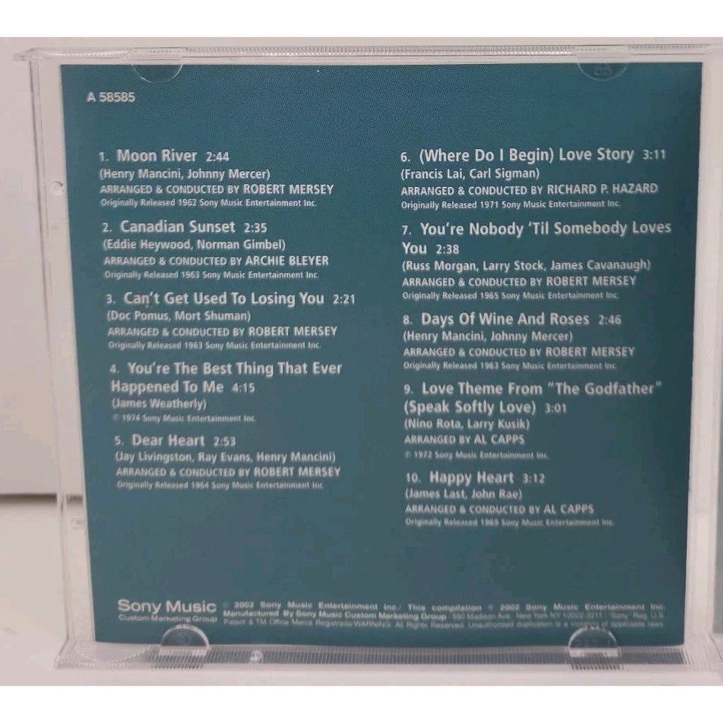 Moon River by Andy Williams (CD, 2003)
