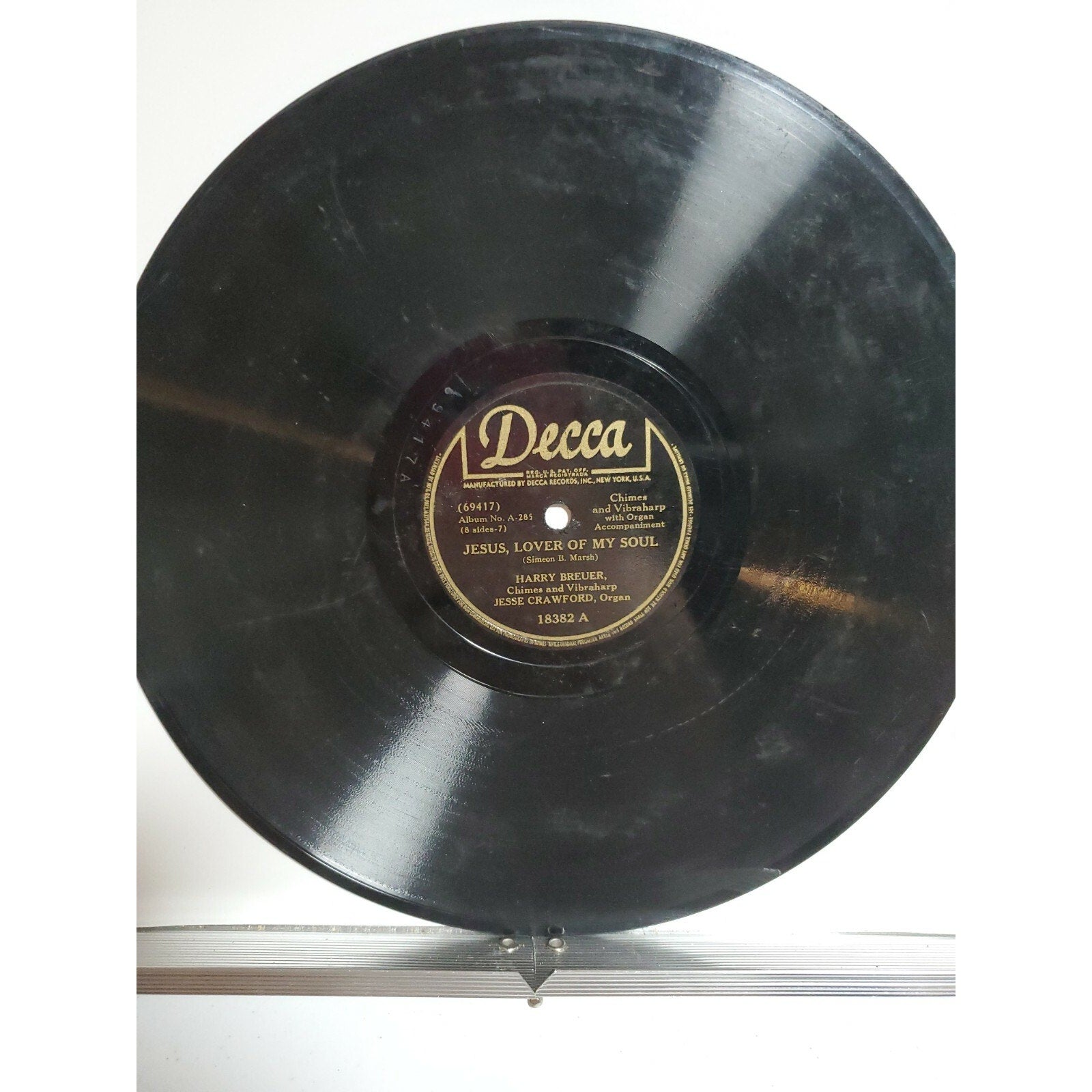 Harry Breuer, Jesse Crawford - Rock of Ages - Decca - 9-133 Only Record 4