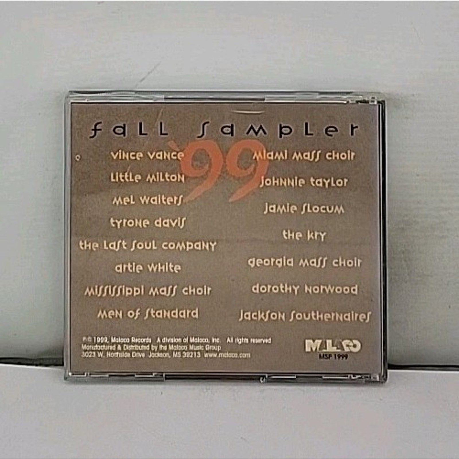 The Malaco Music Group: Fall Sampler 99 (CD, 1999) Religious Christian Music