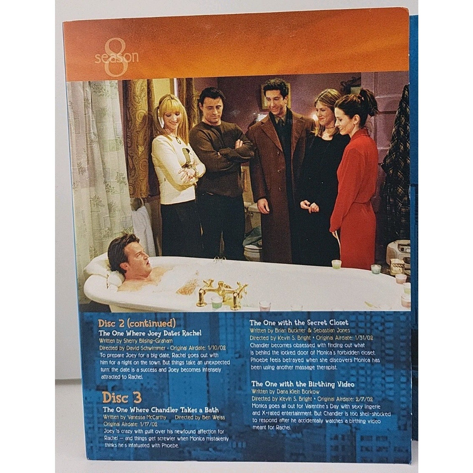 Friends - The Complete Eighth Season (DVD, 2004, 4-Disc Set)