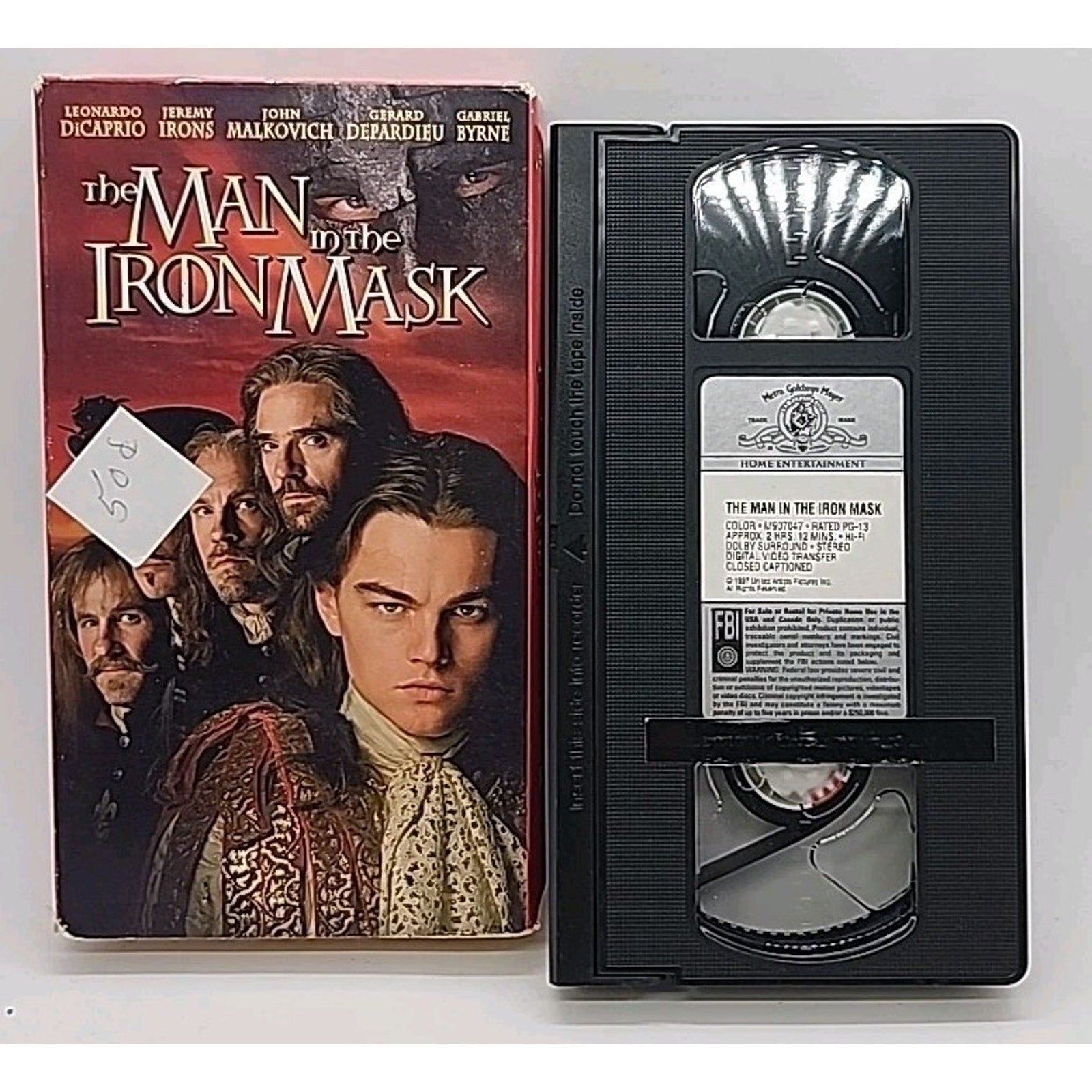 The Man in the Iron Mask (VHS, 1998)