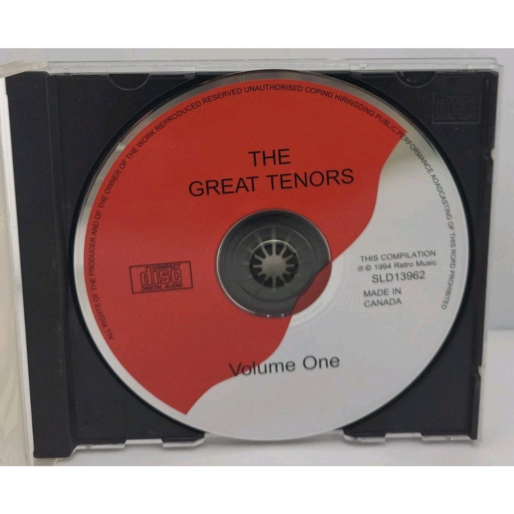 The Great Tenors: Volume 1 - Domingo, Pavarotti, & Carreras [CD]