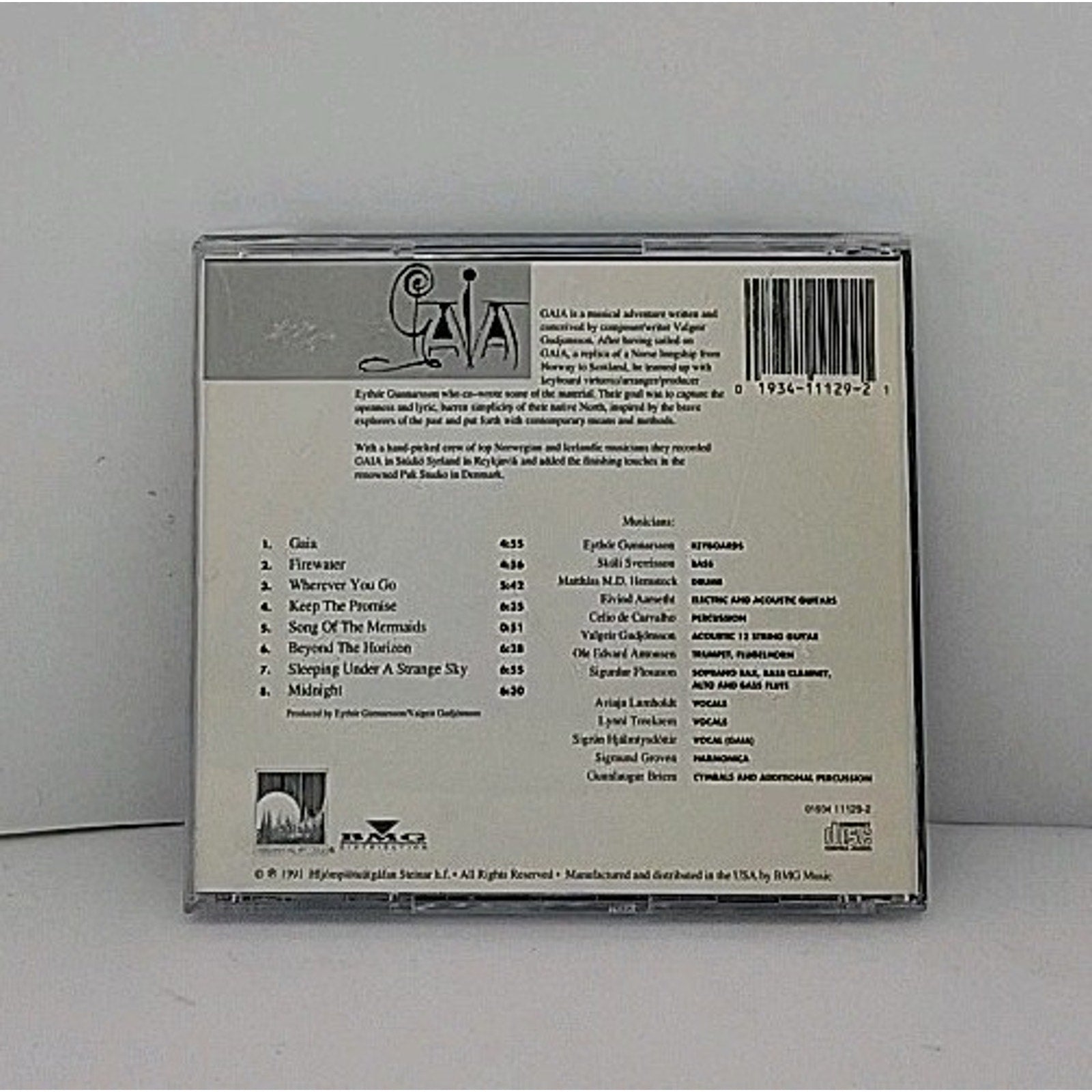 Gaia by Valgeir Guðjónsson (CD, 1991, Windham Hill Records)