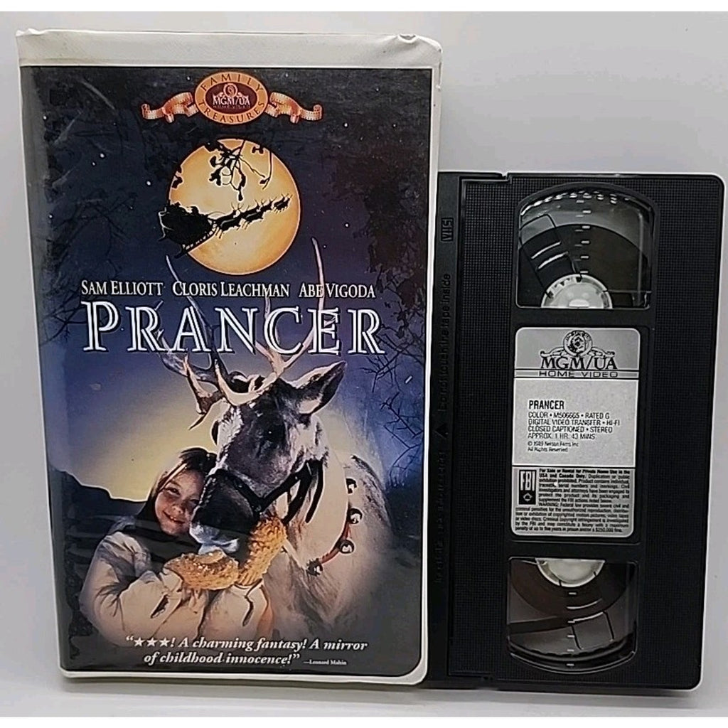 Prancer (VHS, 1997, Clam Shell Case)