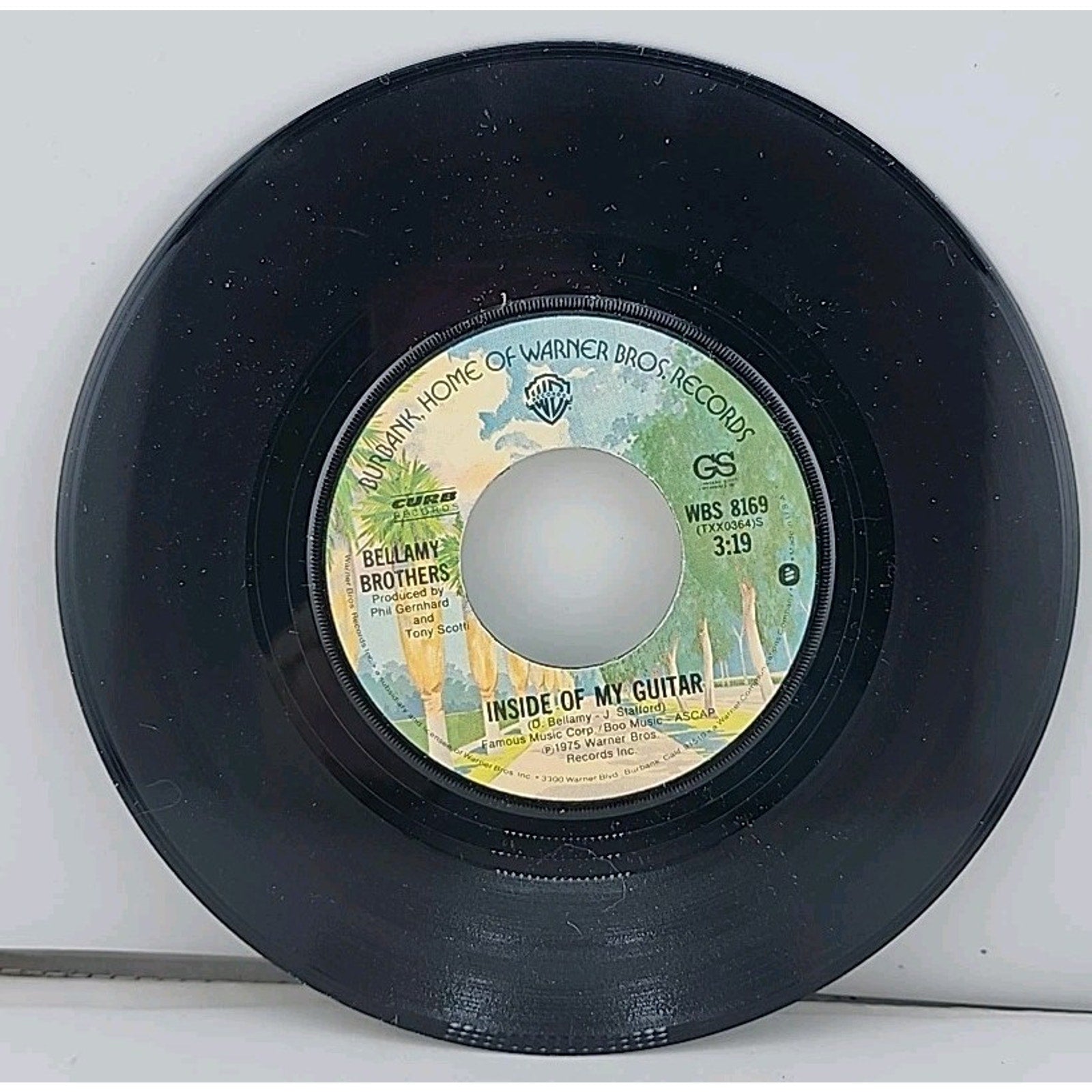 Bellamy Brothers: Inside of My Guitar / Let Your Love Flow - 7" 45 RPM Record