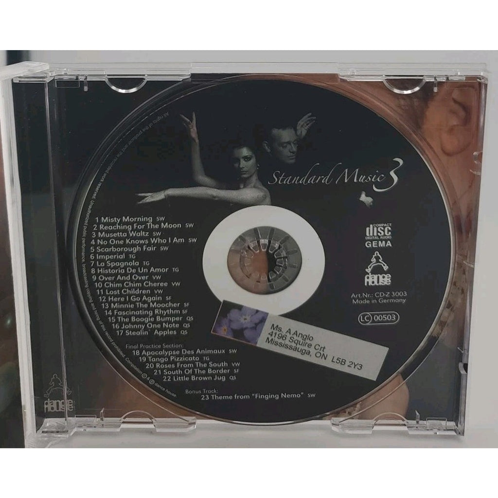 Standard Music 3 23 Tracks For Competition And Practice Cd