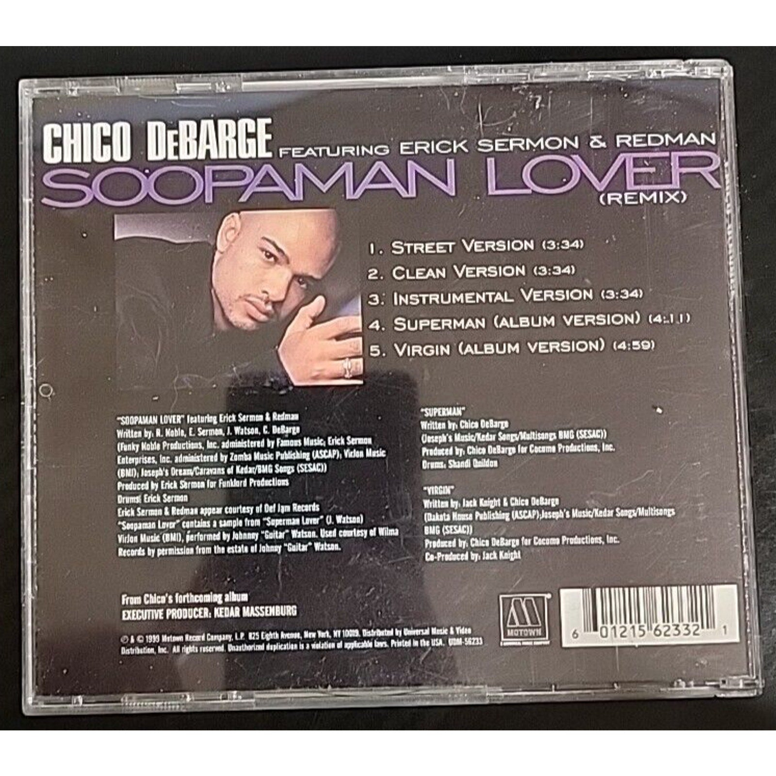 Soopaman Lover (Remix) by Chico DeBarge, Erick Sermon, Redman (CD, Maxi, 1999)