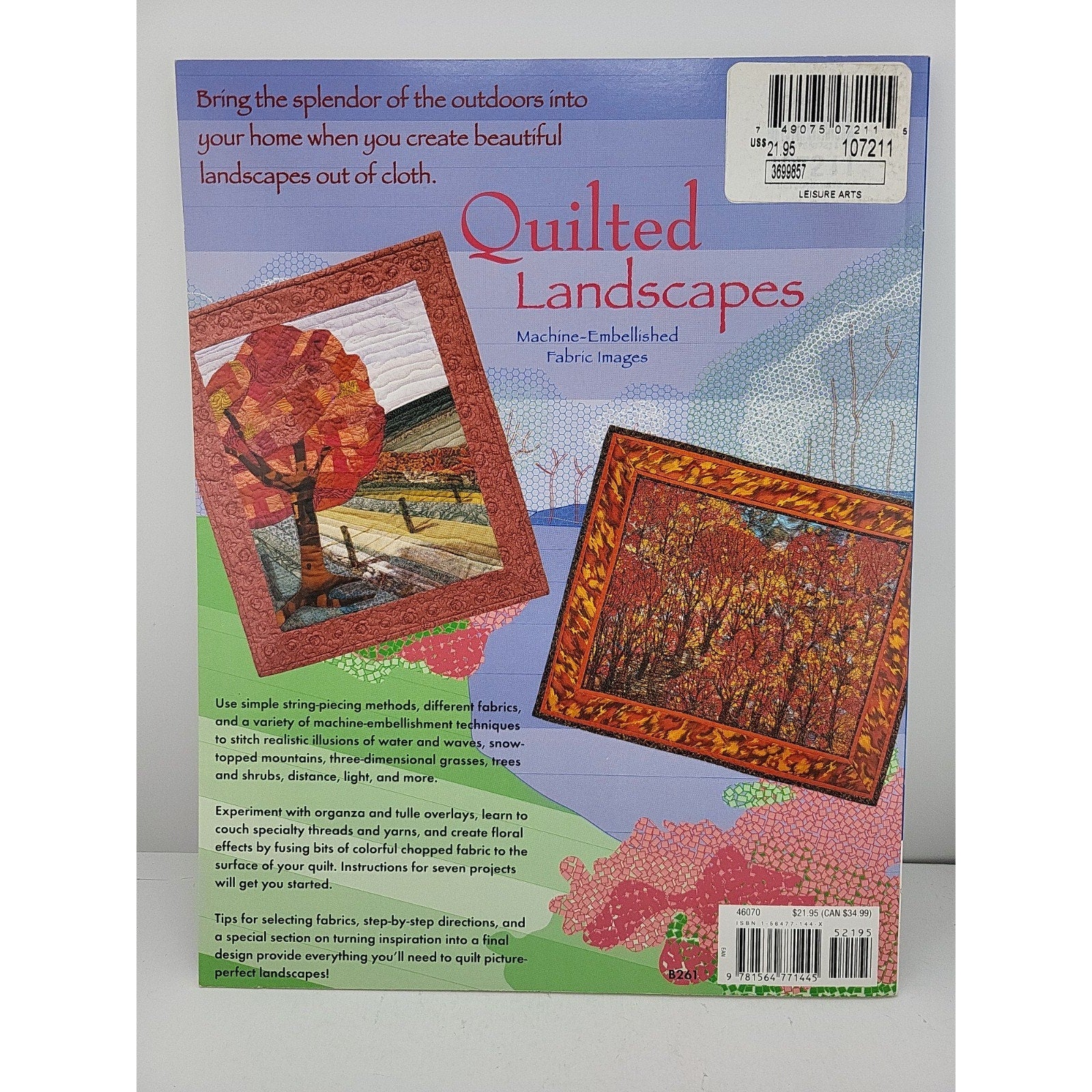 Quilted Landscapes : Machine-Embellished Fabric Images by Joan Blalock (1996,...