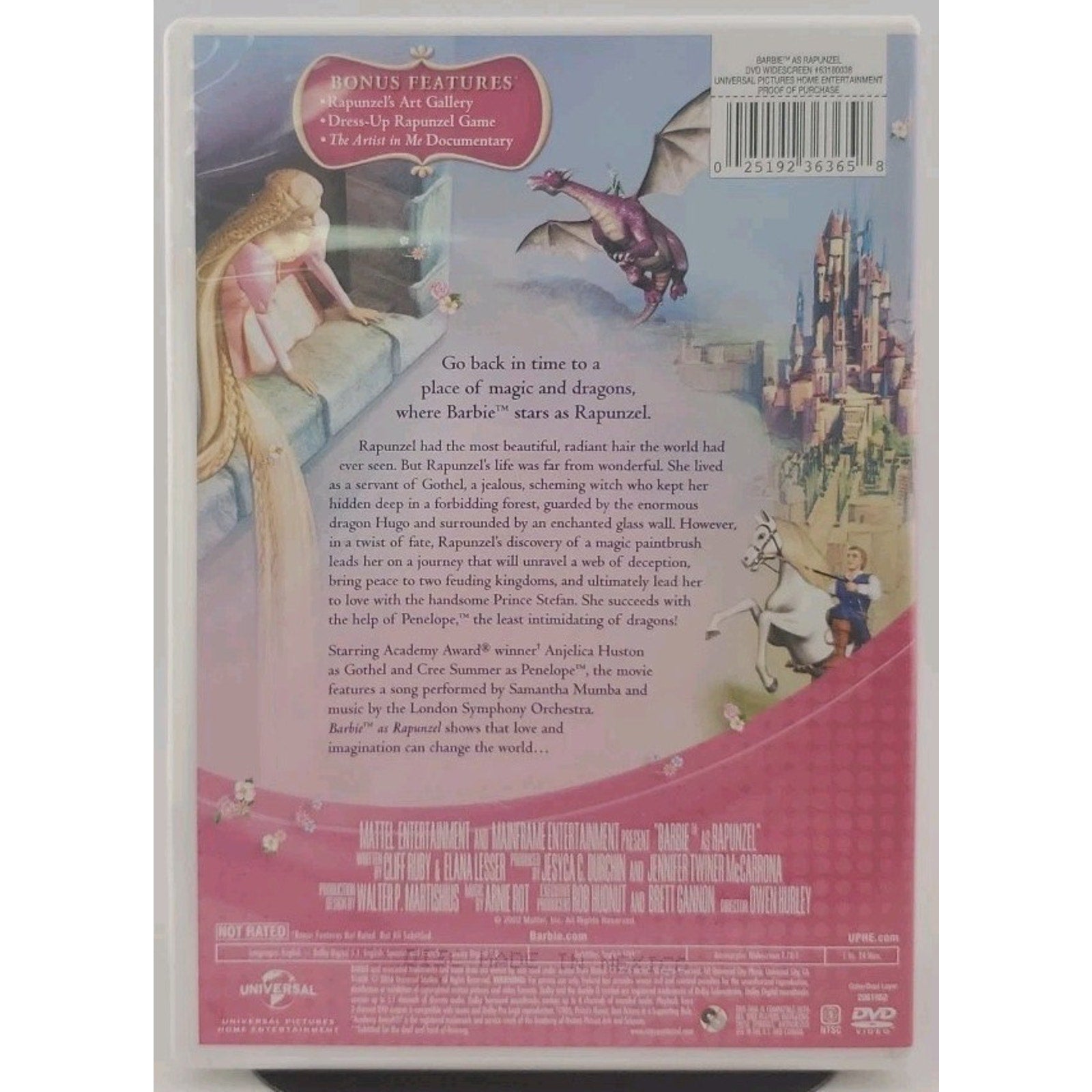 Barbie As Rapunzel (DVD, 2002)