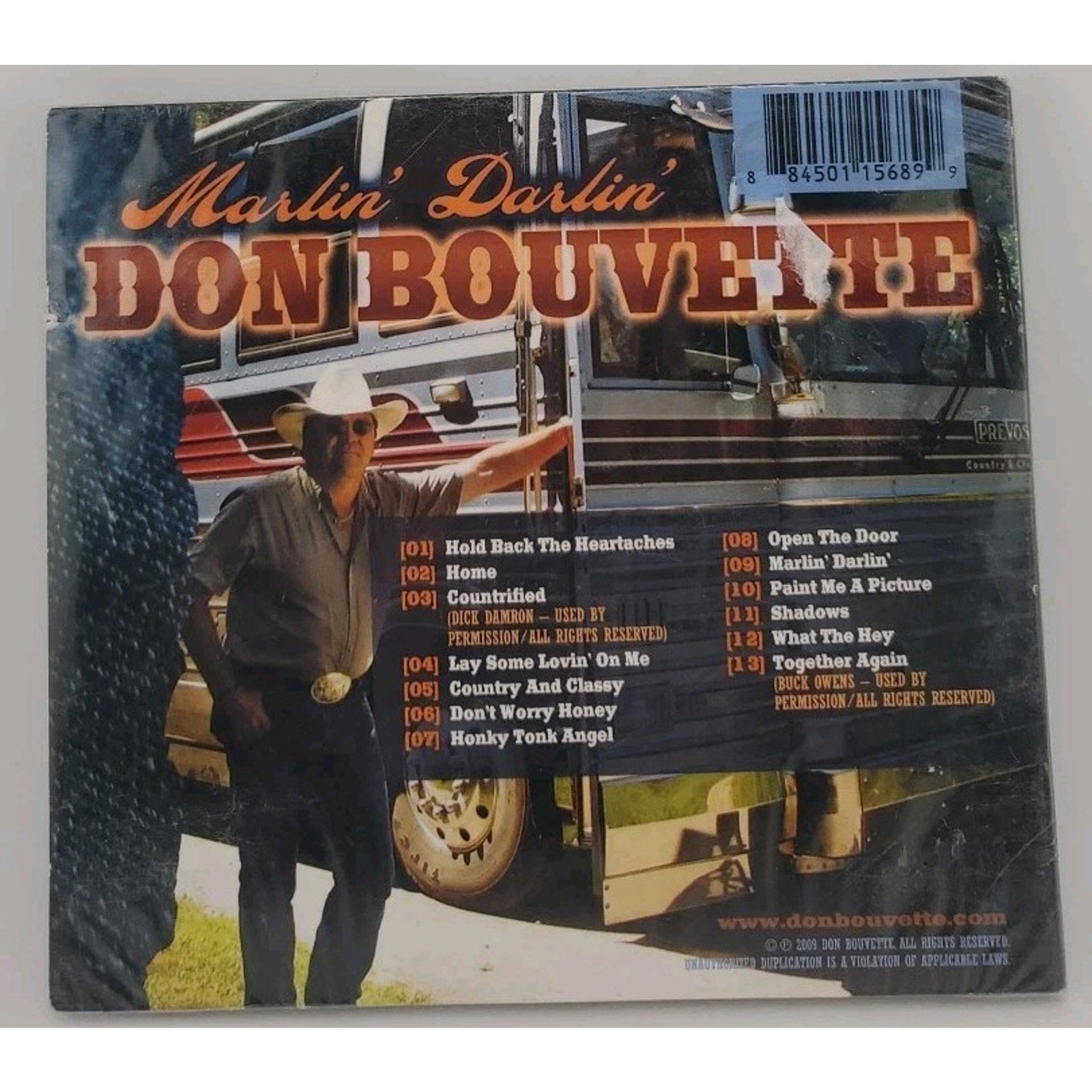 Marlin' Darlin' Don Bouvette Cd *Brand New*