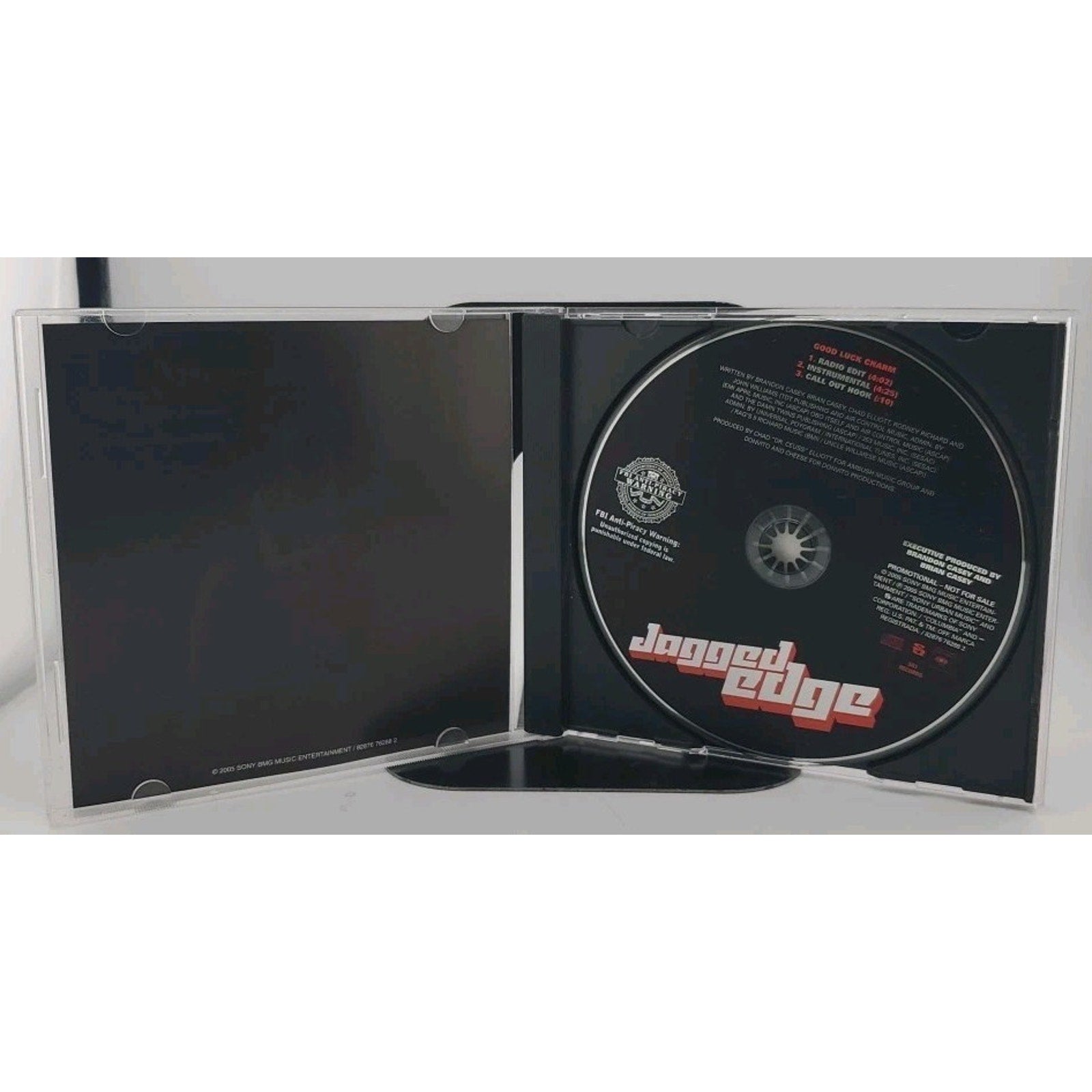 Jagged Edge Good Luck Charm PROMO CD Radio Edit/Instrumental 2005 R+B