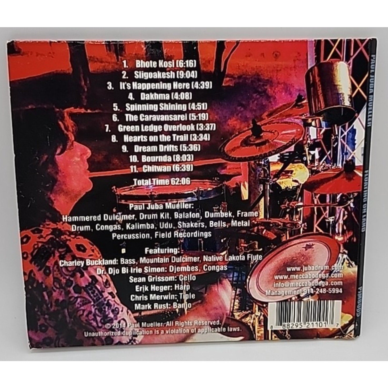 Floating on Land by Paul Juba Mueller (CD, 2015)