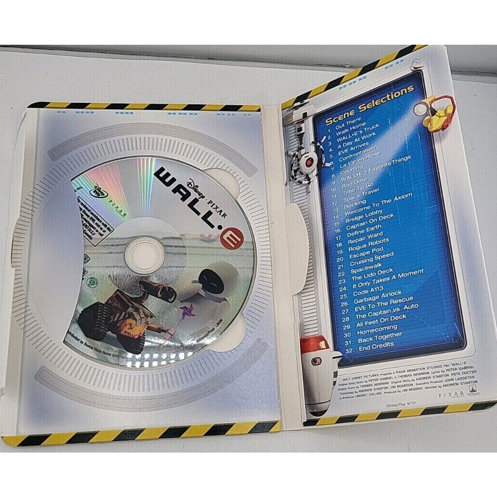 WALL-E (DVD, 2008) *NO CASE*