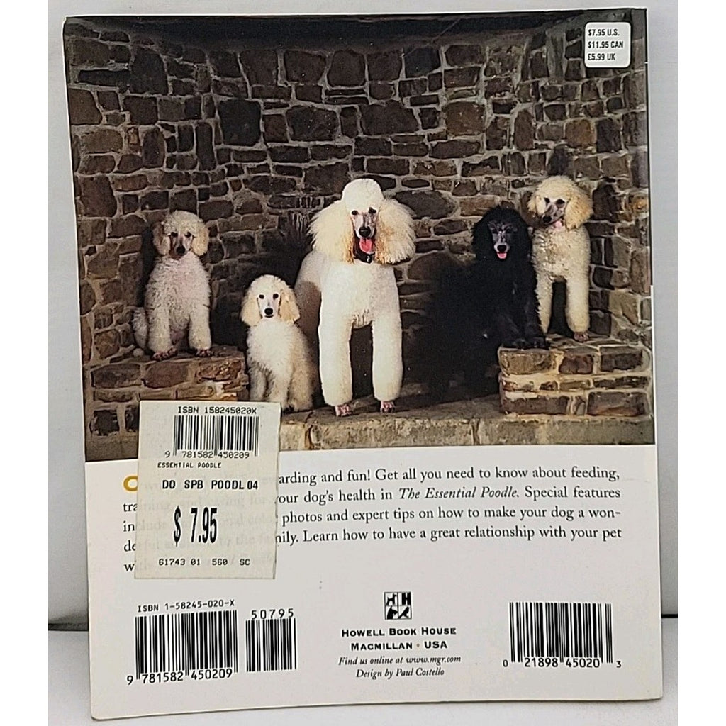 Essential Poodle by Howell Book House and Ian Dunbar (1999, Trade Paperback)