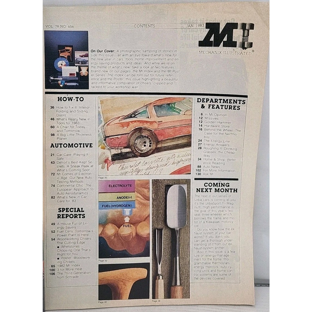 Mechanix Illustrated Magazine - January 1983 - Vol. 79 No. 656