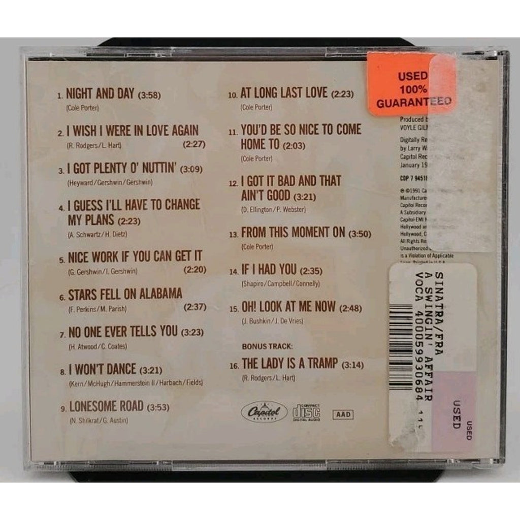 A Swingin' Affair! - Frank Sinatra (CD)