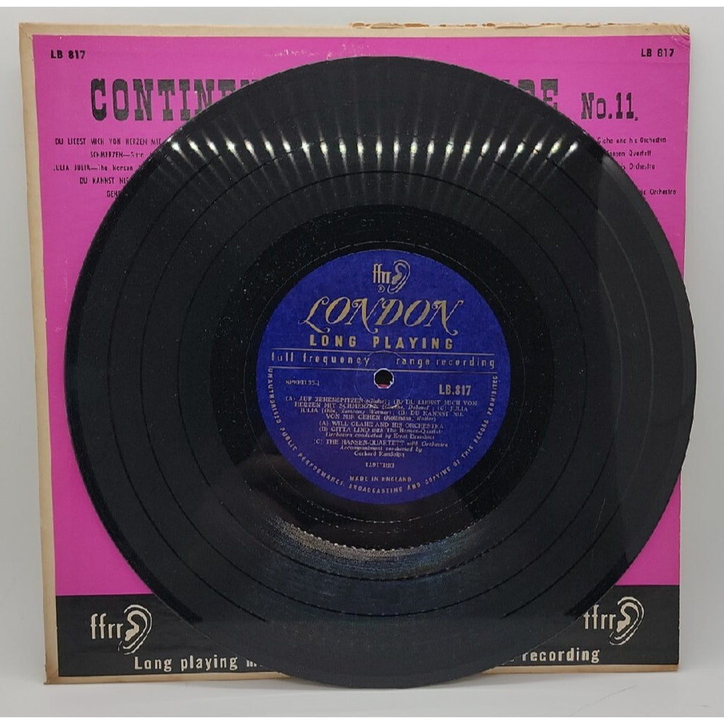 Continental Hit Parade Vol No. 11 Record