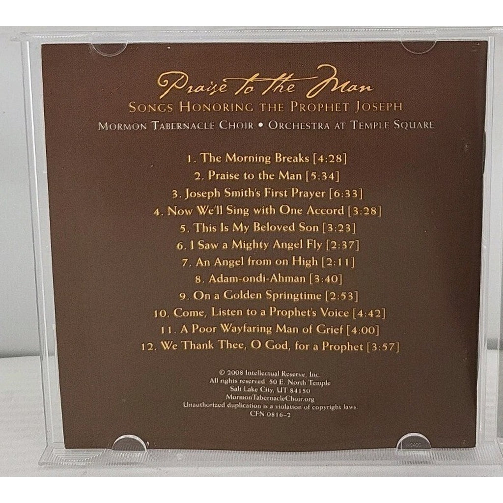 Praise the Man by Mormon Tabernacle Choir (CD, 2009)
