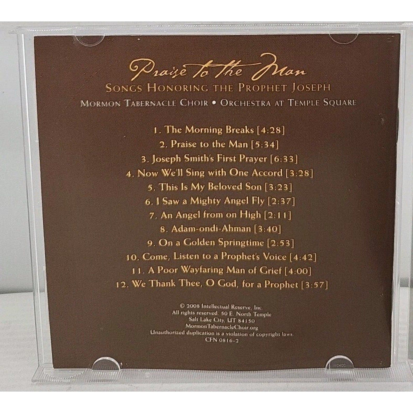 Praise the Man by Mormon Tabernacle Choir (CD, 2009)