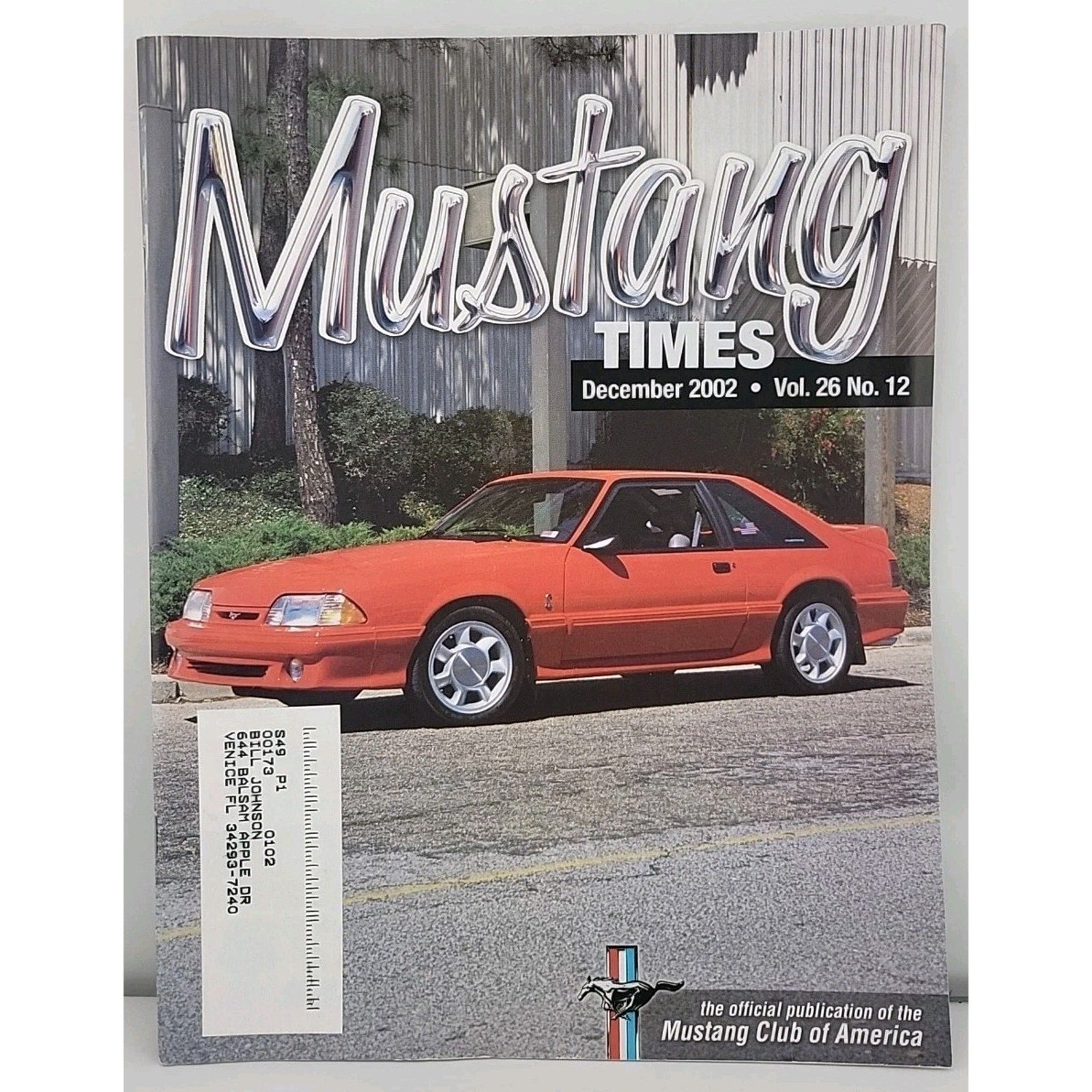 Mustang Times Magazine December 2002 Vol. 26 No. 12
