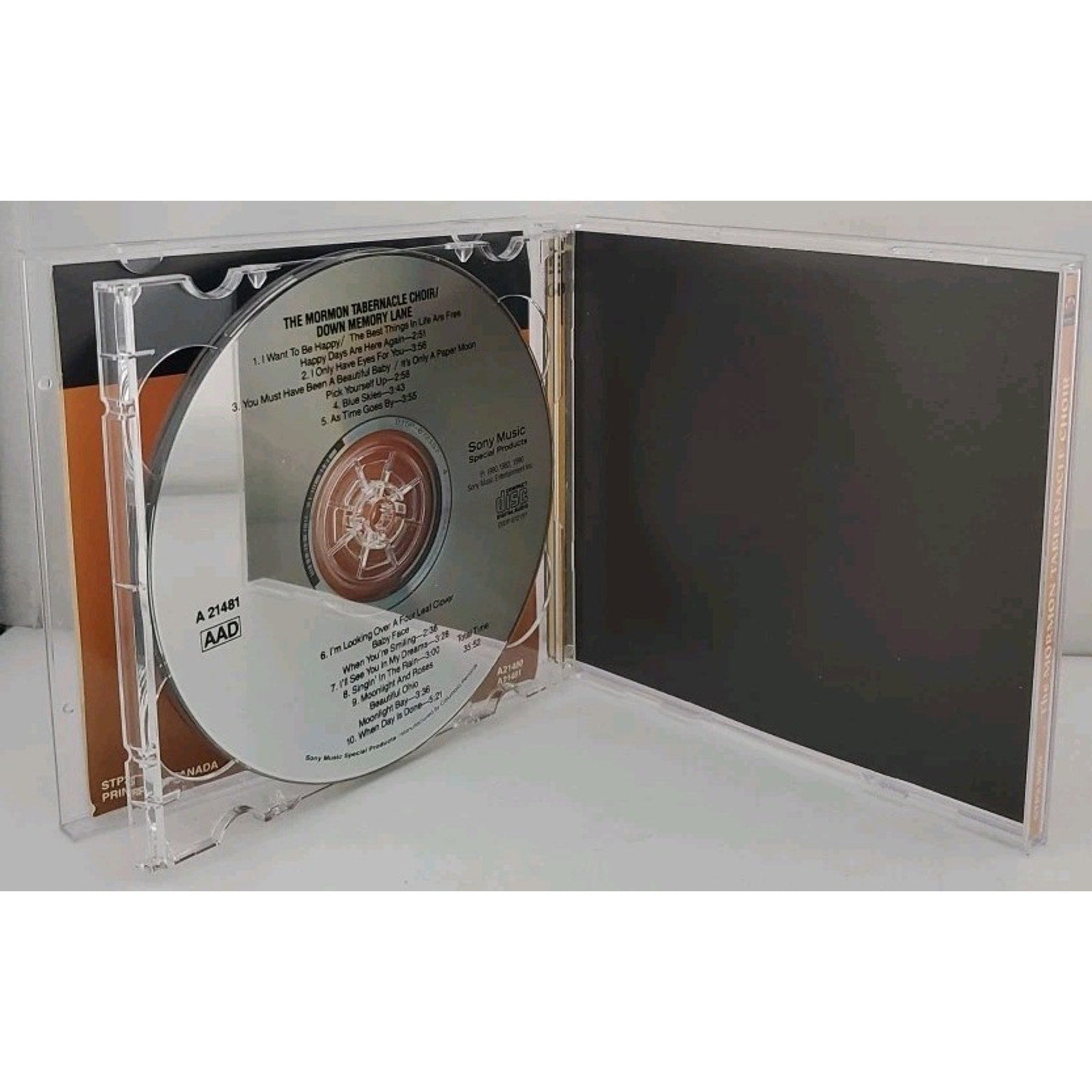 Down Memory Lane by Mormon Tabernacle Choir (CD, 2000, 2 Discs, Madacy)
