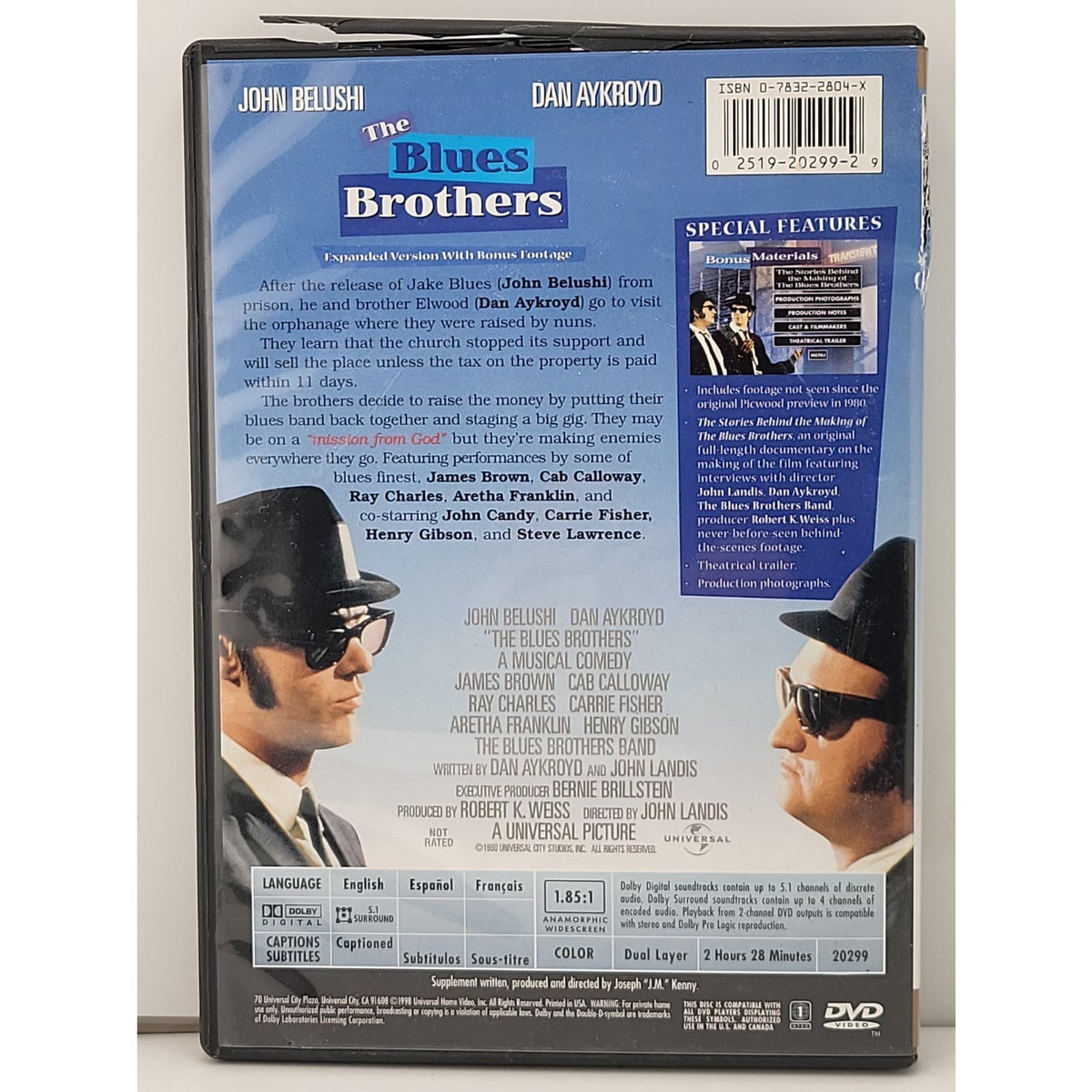 The Blues Brothers (DVD, 1980) Widescreen Collector’s Edition