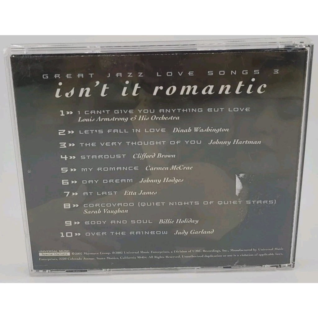 Great Jazz Love Songs 3 Isnt It Romantic (CD)