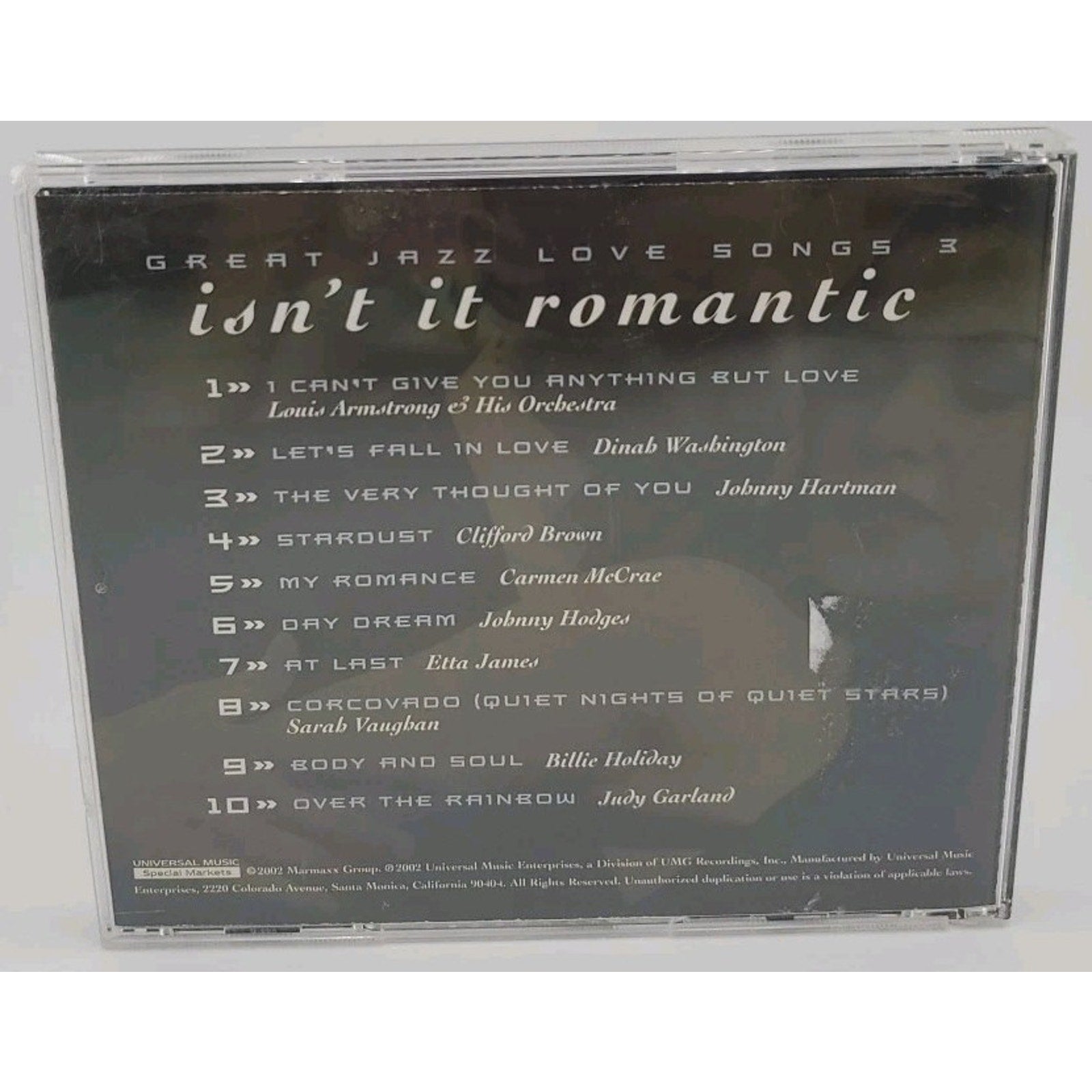 Great Jazz Love Songs 3 Isnt It Romantic (CD)