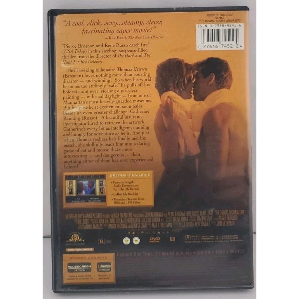The Thomas Crown Affair (DVD, 1999)