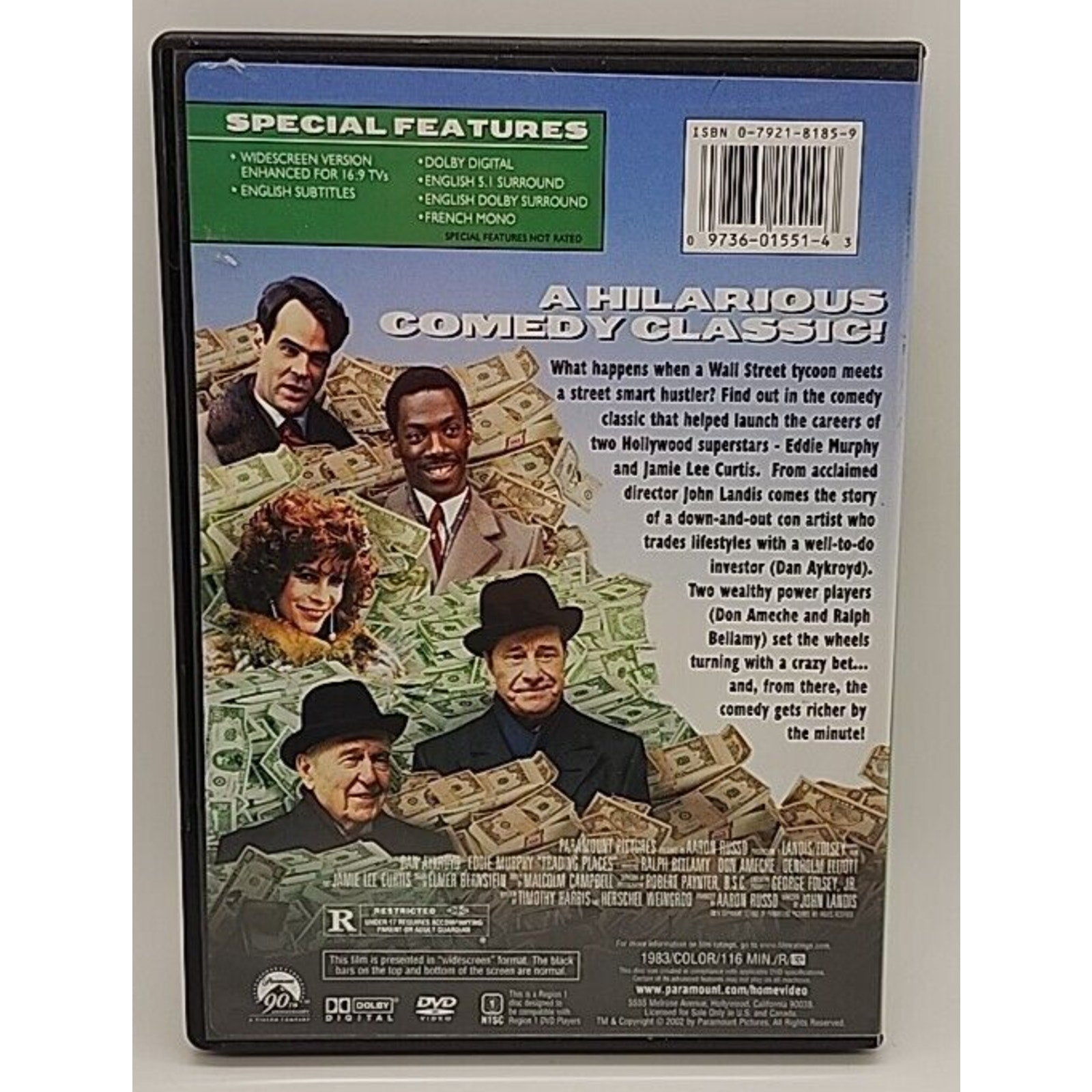 Trading Places (DVD, 1983)