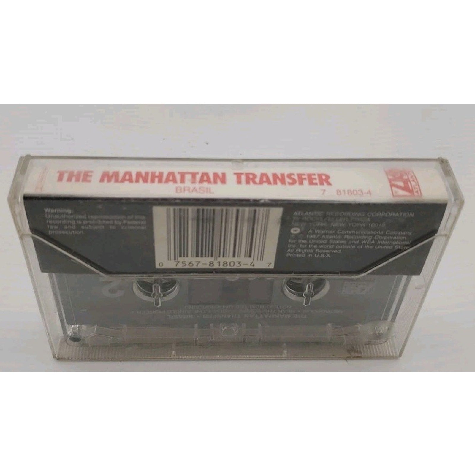 Brasil by The Manhattan Transfer (Cassette, 1987, Rhino (Label))