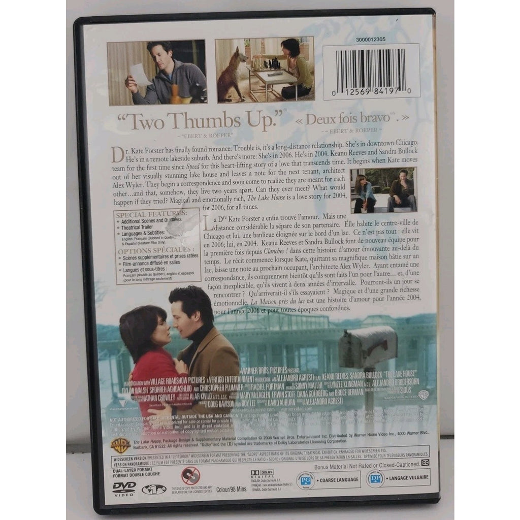 The Lake House(Canadian, DVD, 2006)