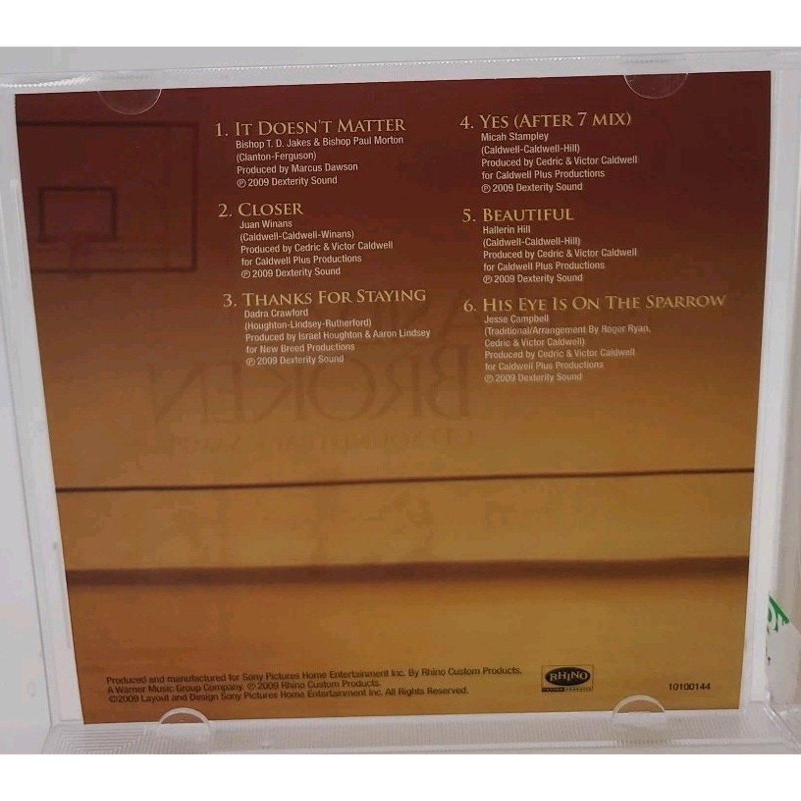 Not Easily Broken CD Soundtrack Sampler (CD, 1995)