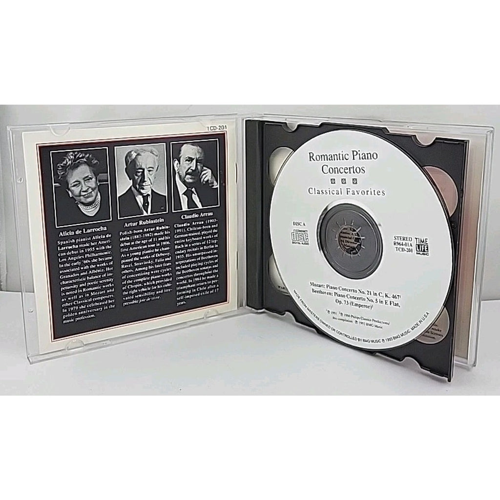 Romantic Piano Concertos: Time-Life Library of Classical Favorites (Cd) 2 Discs