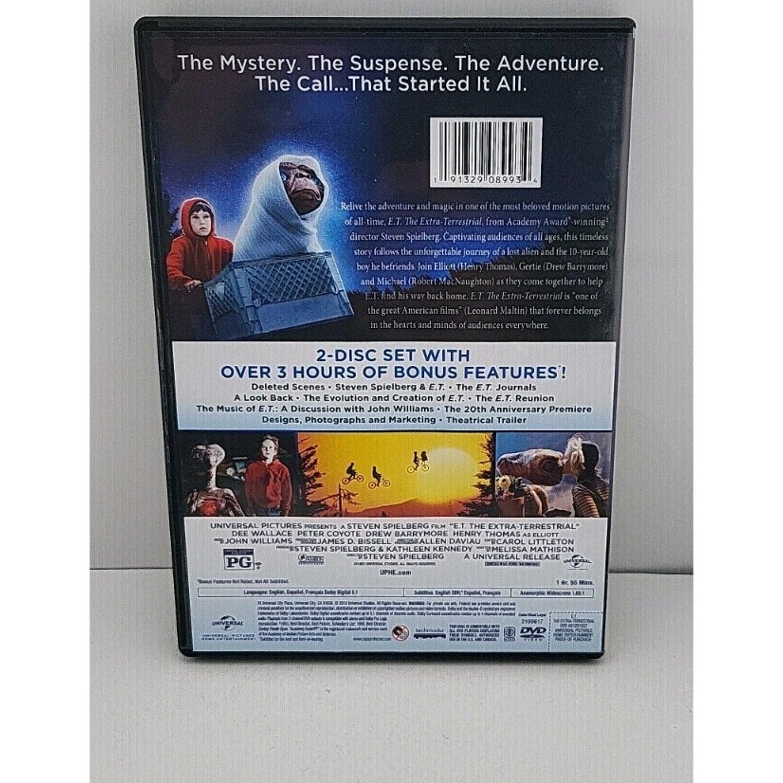 E.T. the Extra-Terrestrial (DVD, 1982)