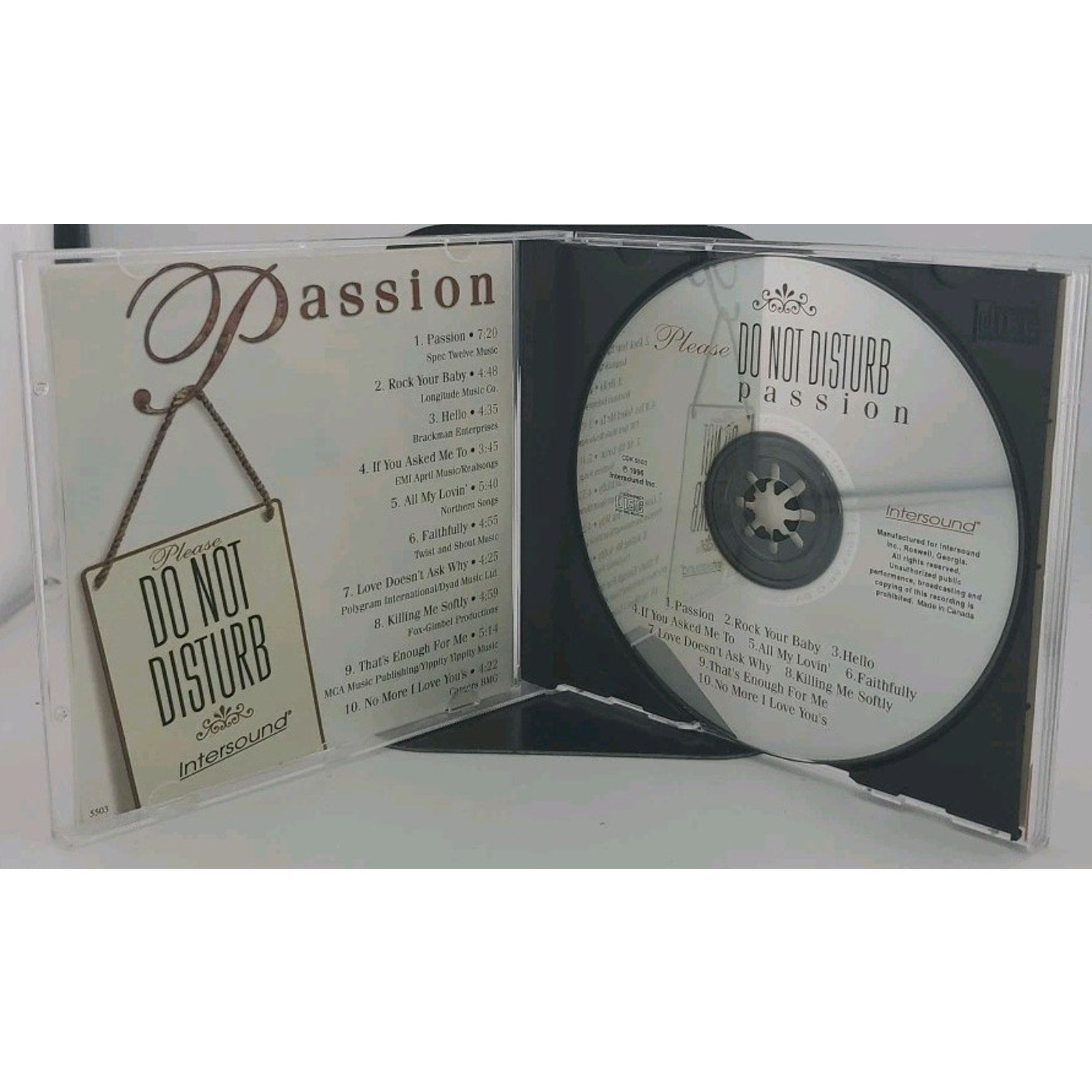 Please Do Not Disturb: Passion by Various Artists (CD, 1996)