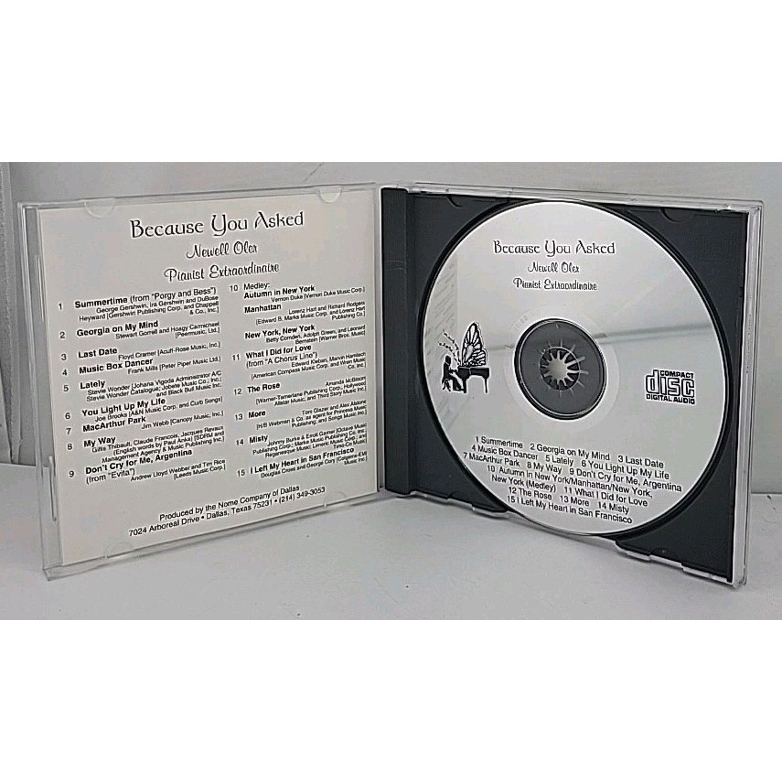 Because You Asked by Newell Oler (CD, 2005)