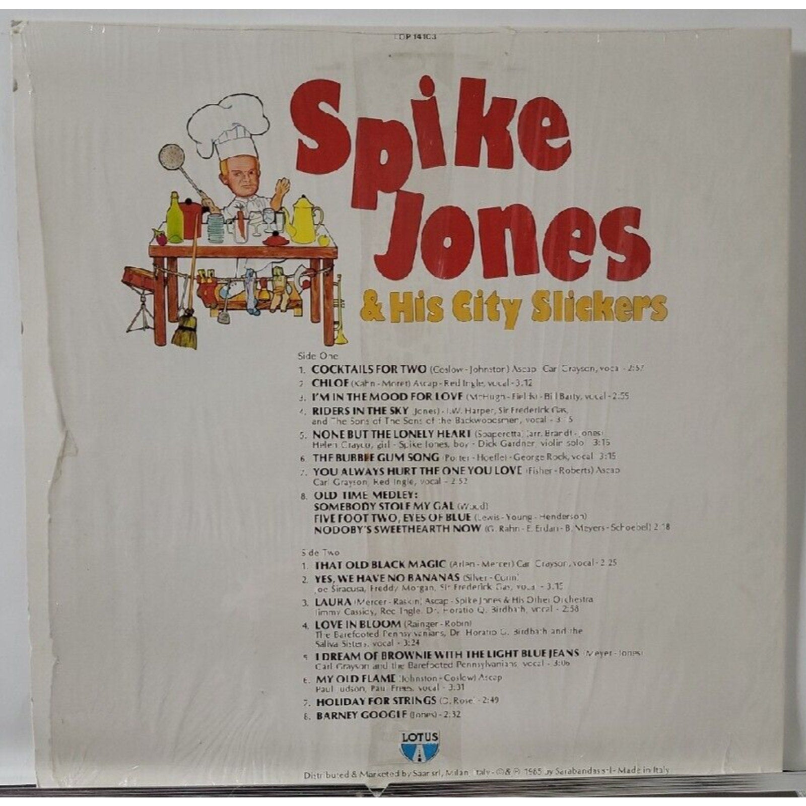 Spike Jones & His City Slickers - Greatest Hits (Record)