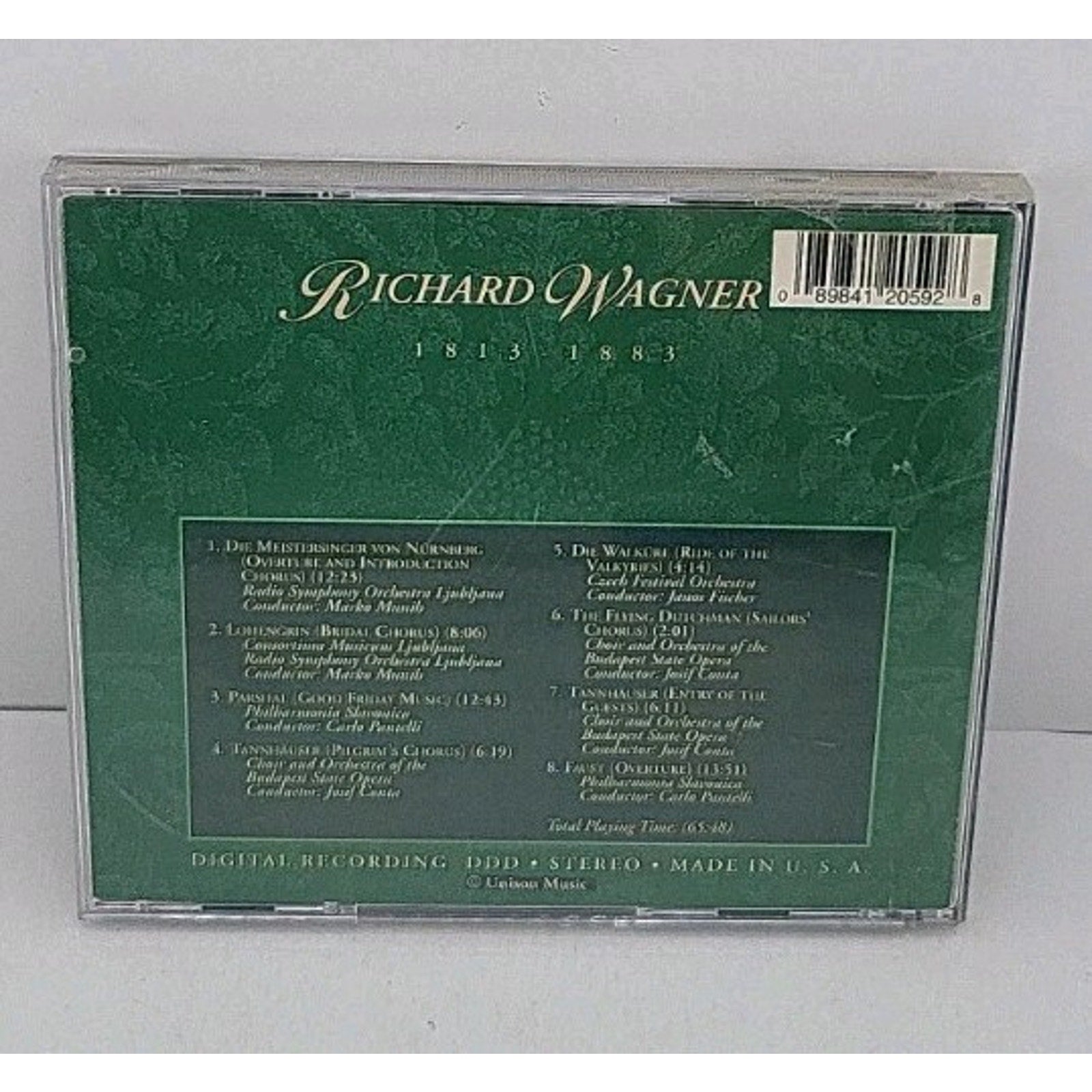 Richard Wagner – Masterpiece Collection Vol 8 CD DDD Opera Classical Unison