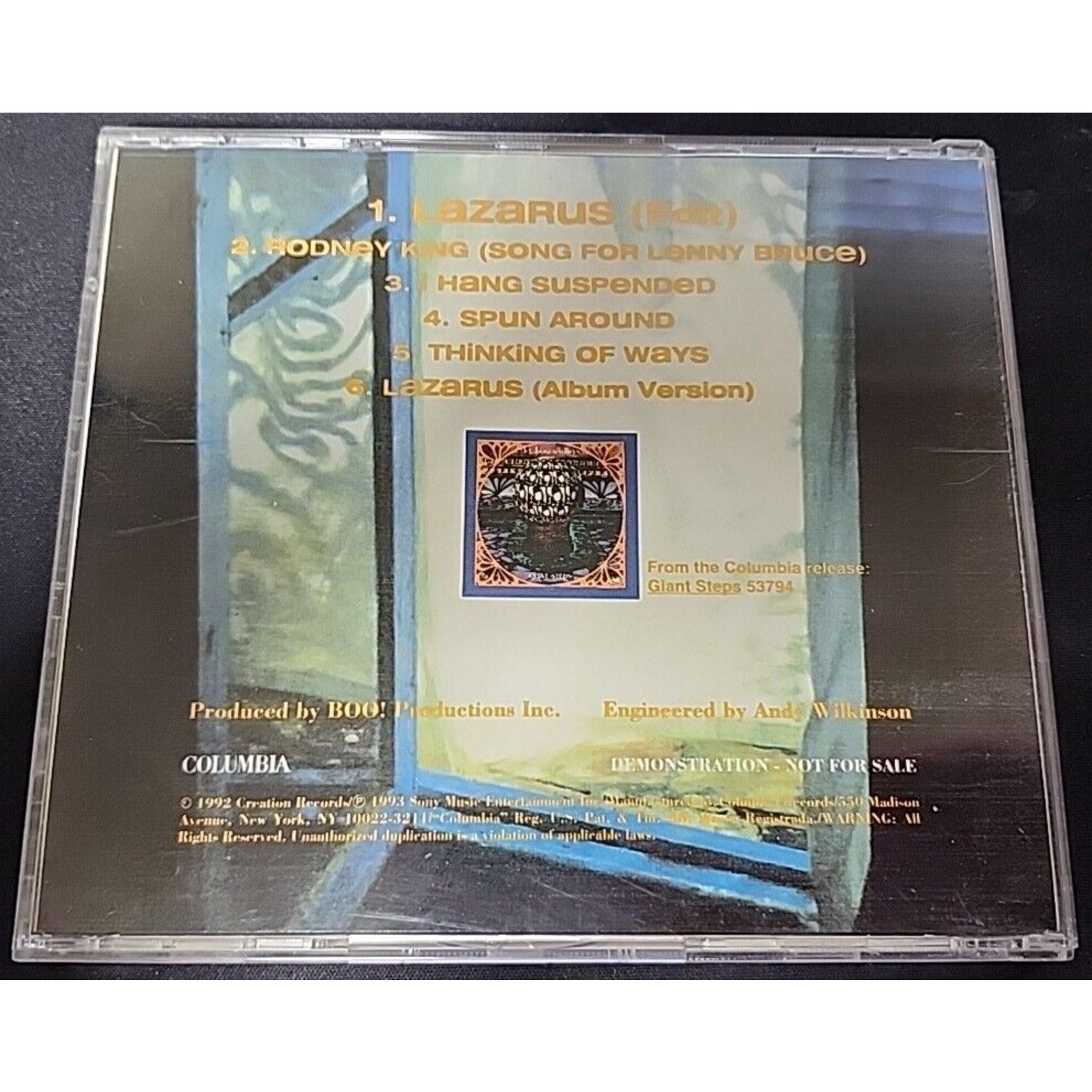 The Boo Radleys Lazarus PROMO (CD)