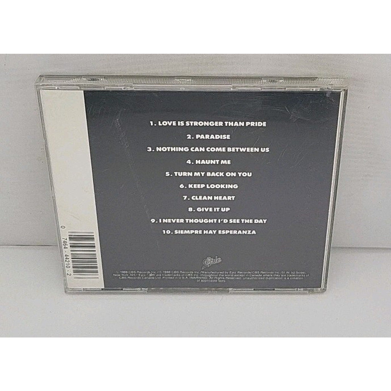 Stronger Than Pride by Sade (CD, May-1988, Epic)